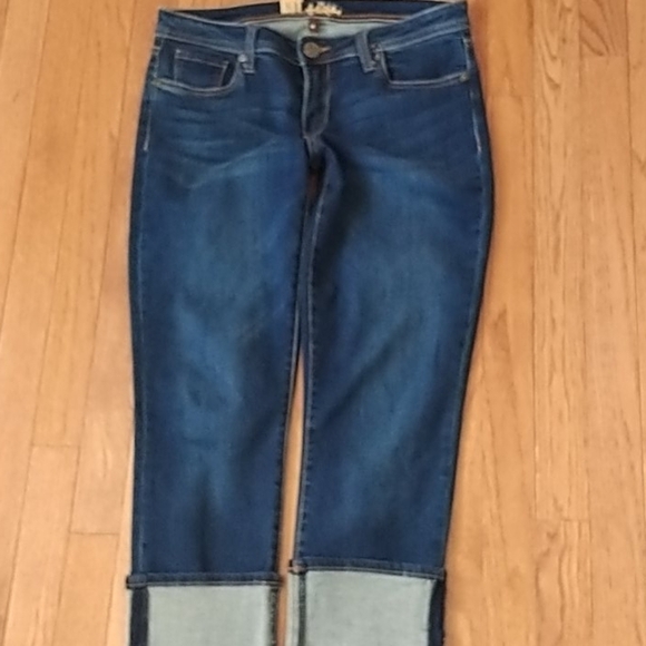 Kut From the Kloth Dark Wash Cropped Jeans Sz 4 - Picture 1 of 9